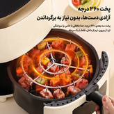 استند و سیخ کباب سرخکن بدون روغن (استیل ضدزنگ)