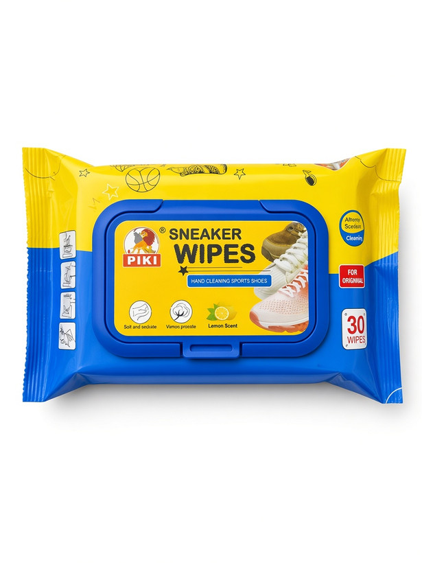 دستمال مرطوب پاککننده کفش و کتانی